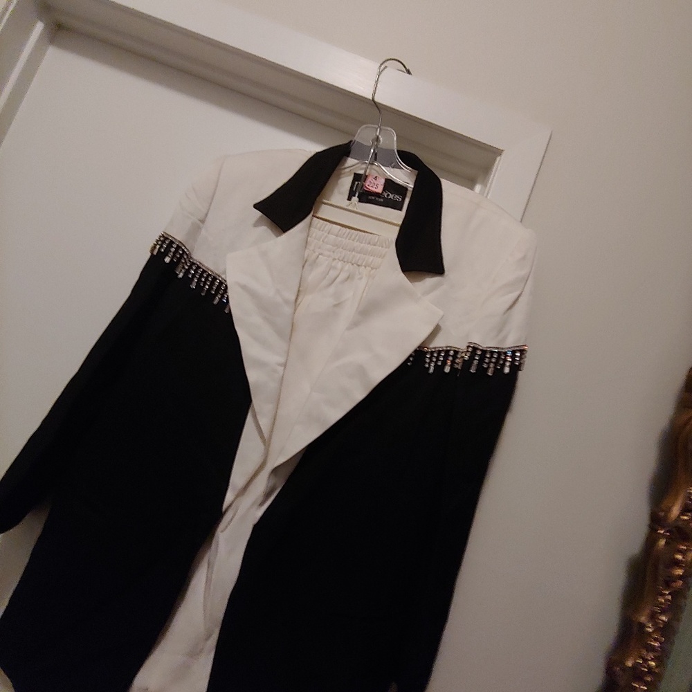Black and White Suit